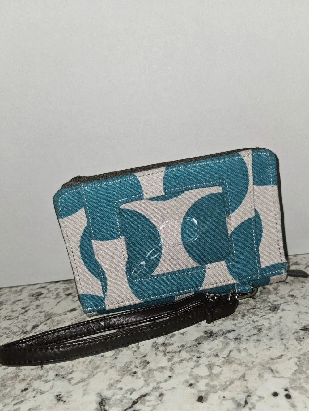 Thirty One Zip Around Wristlet Wallet